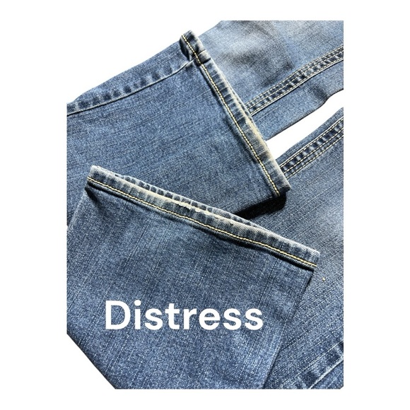 🆕Plastic By Gly Chic Flare Jeans with distress - Picture 13 of 14